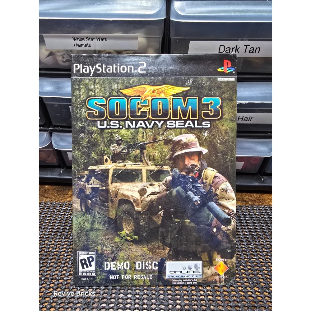 SOCOM 3 US Navy Seals Demo Disc (Sony Playstation 2, PS2, 2005) Brand New Sealed